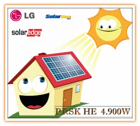 LG pv module, SolarEdge inverter,SolarSkin Nanotechnology
